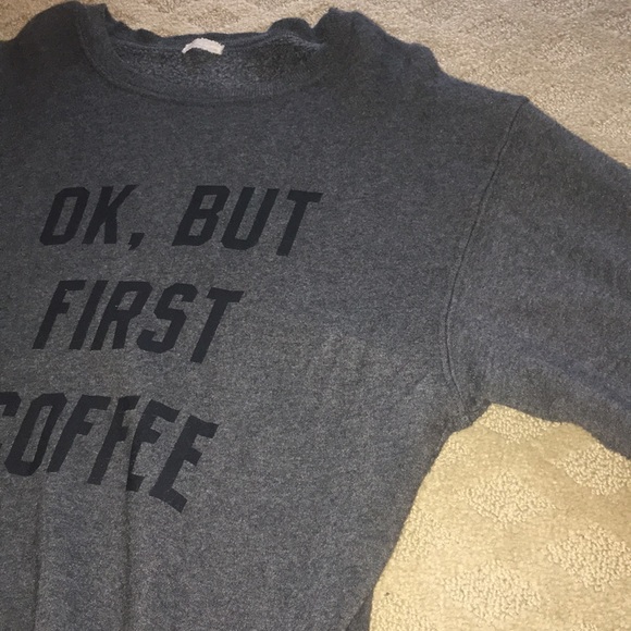 Grey John Galt sweater - Picture 3 of 4